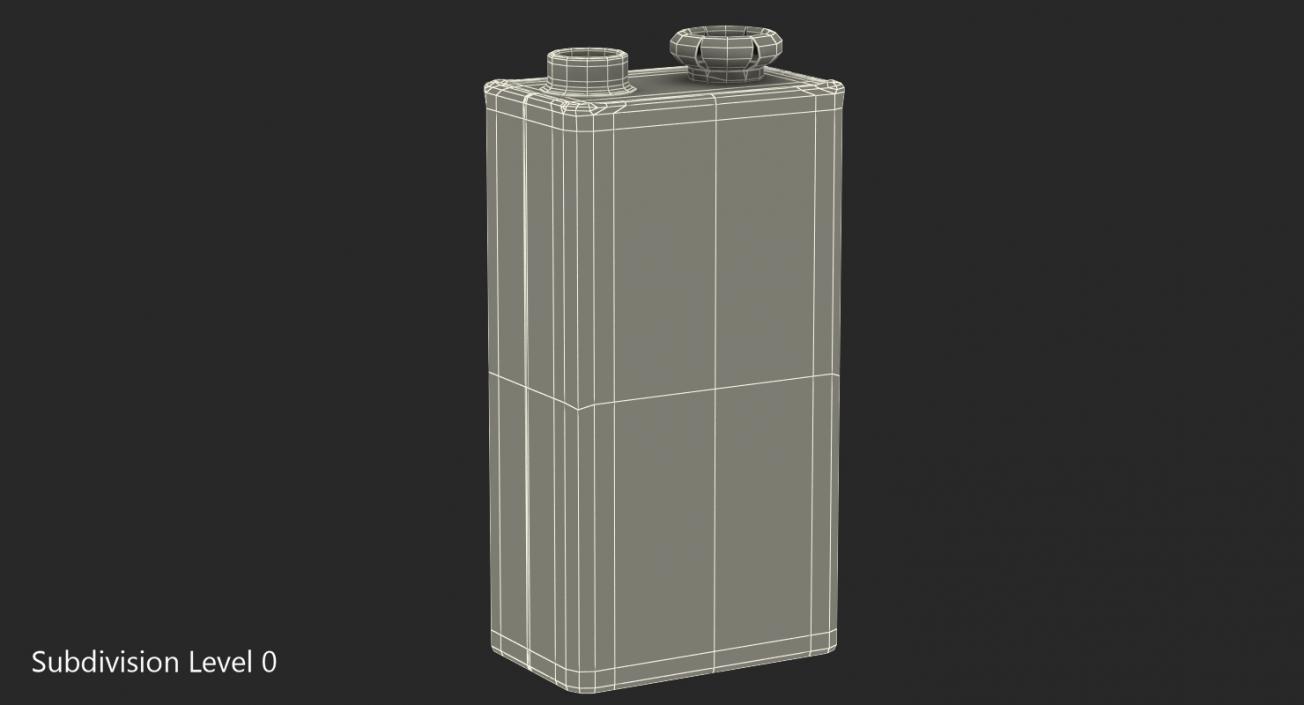 9-Volt Battery 3D model