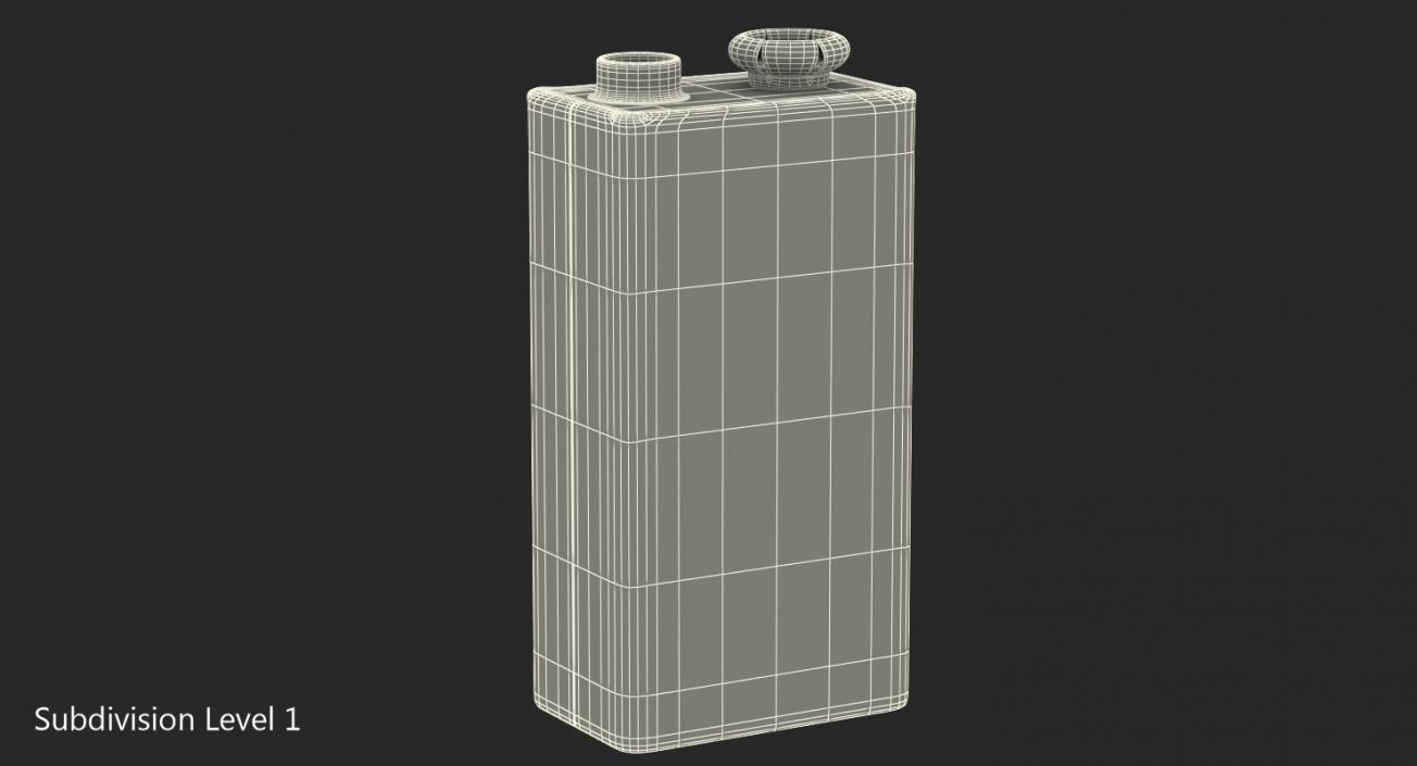 9-Volt Battery 3D model