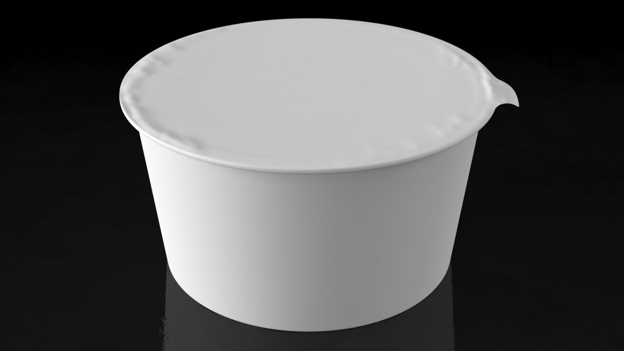 Instant Noodles Closed Bowl 3D