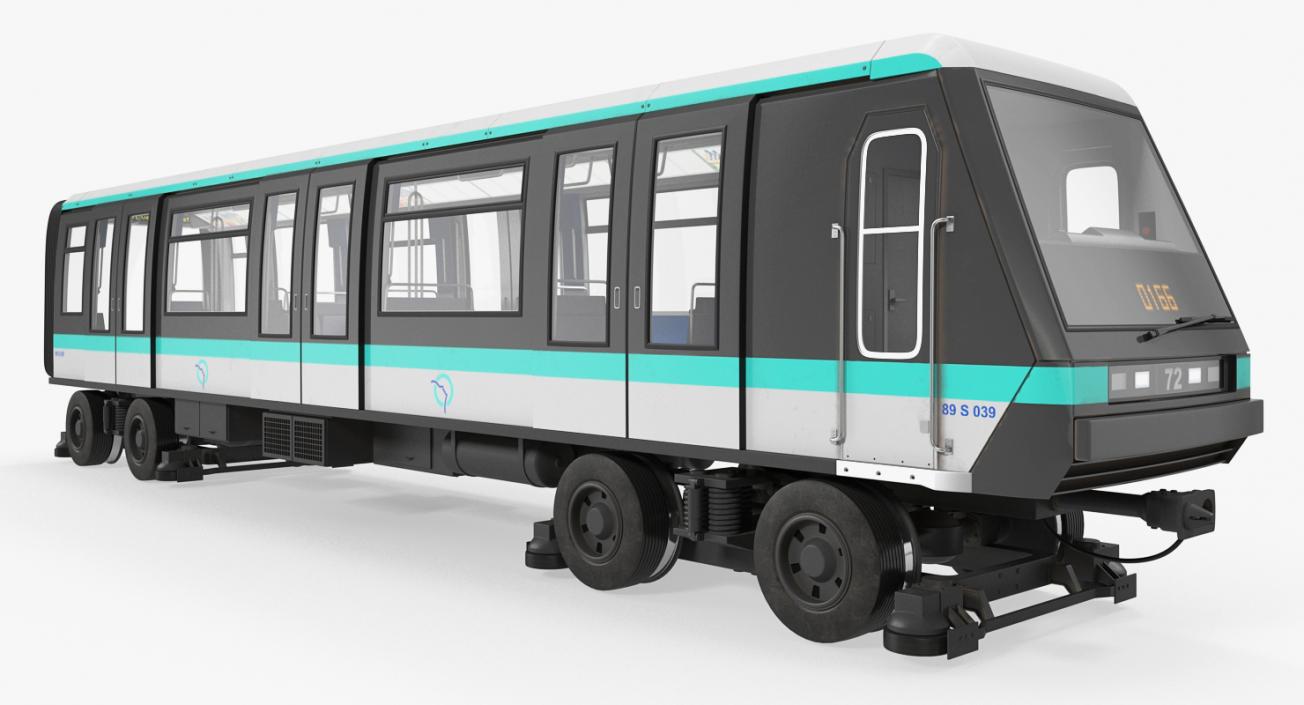 Paris Subway Train MP 05 3D model