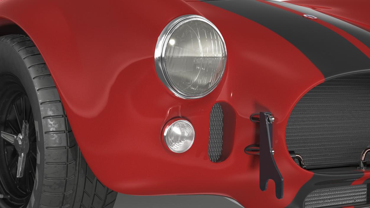 3D Shelby Cobra 1965 Red