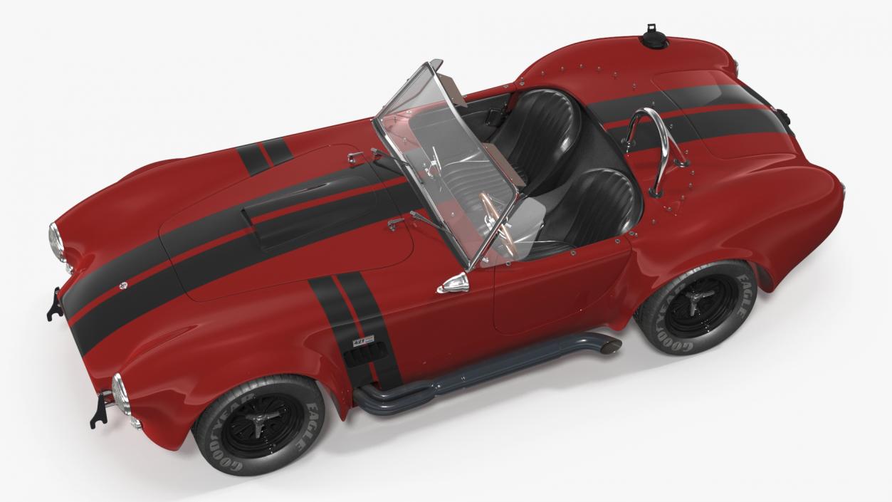 3D Shelby Cobra 1965 Red