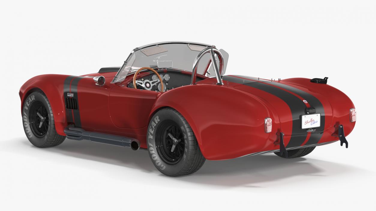 3D Shelby Cobra 1965 Red