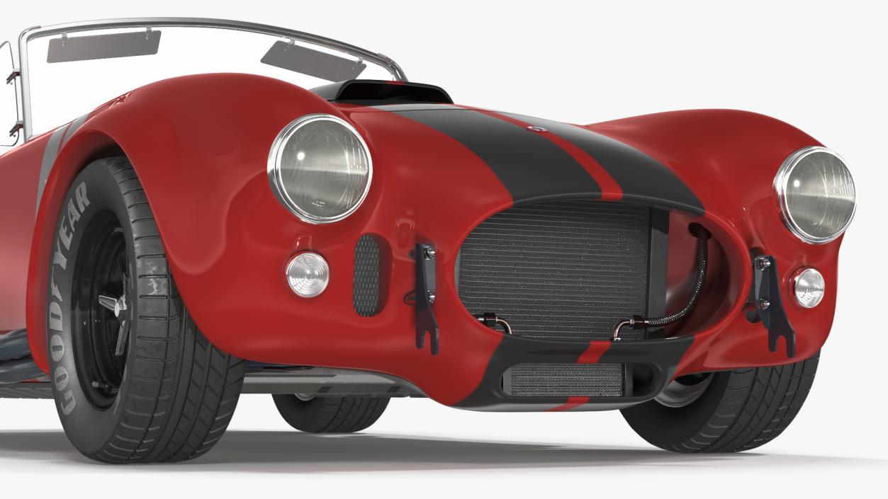 3D Shelby Cobra 1965 Red