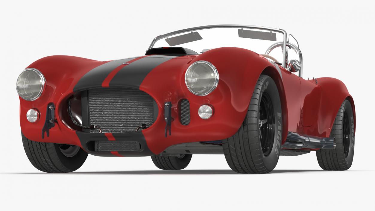 3D Shelby Cobra 1965 Red