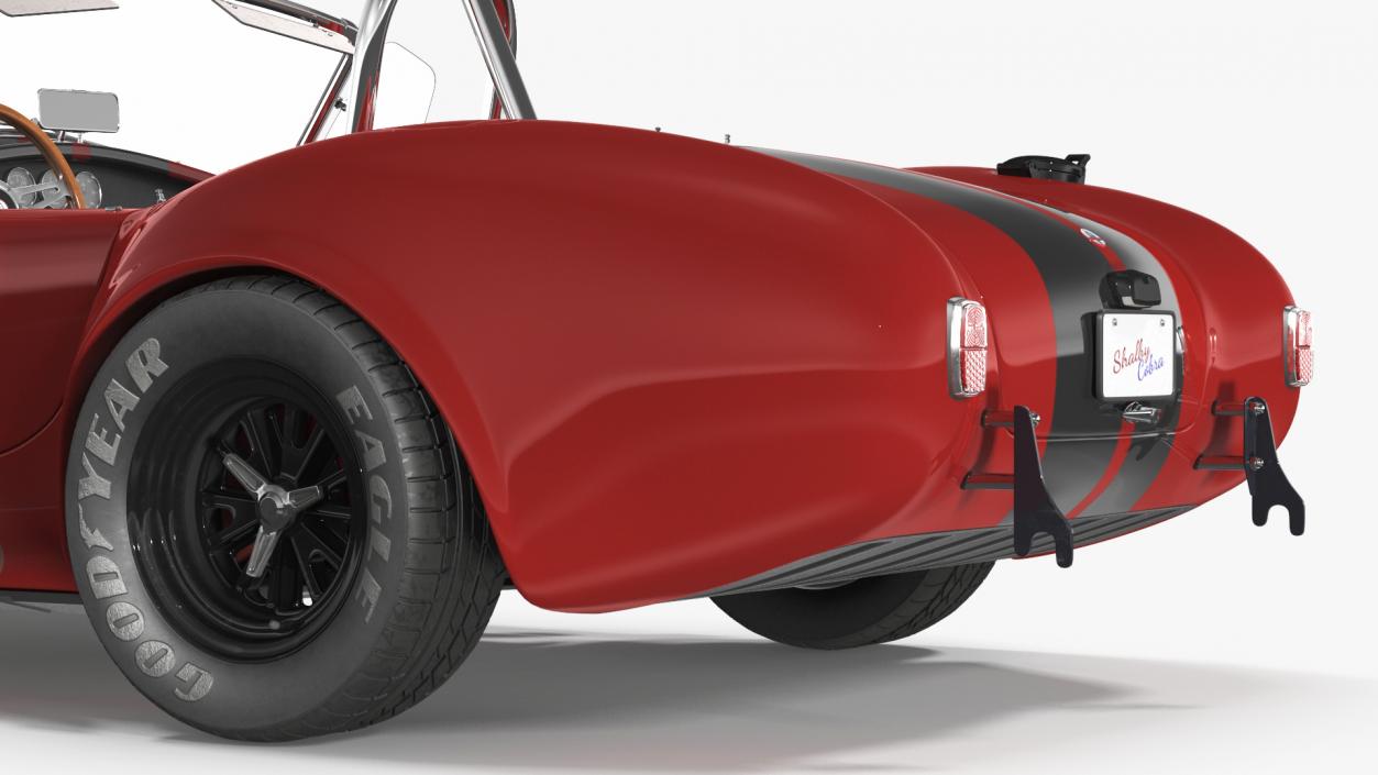 3D Shelby Cobra 1965 Red