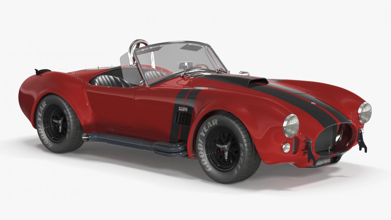 3D Shelby Cobra 1965 Red