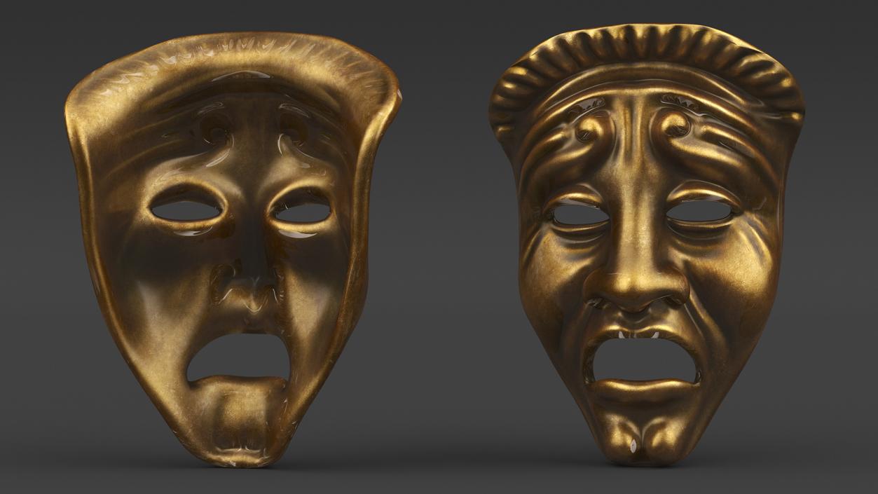 3D model Drama Mask