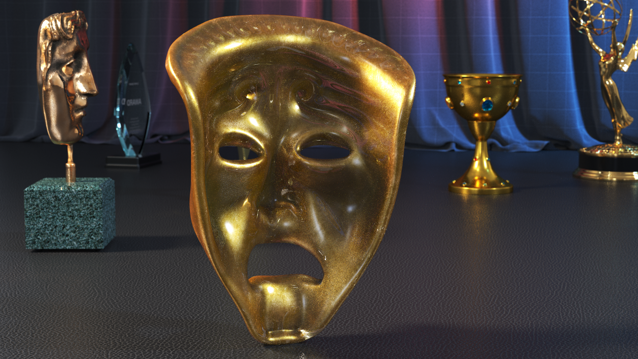 3D model Drama Mask