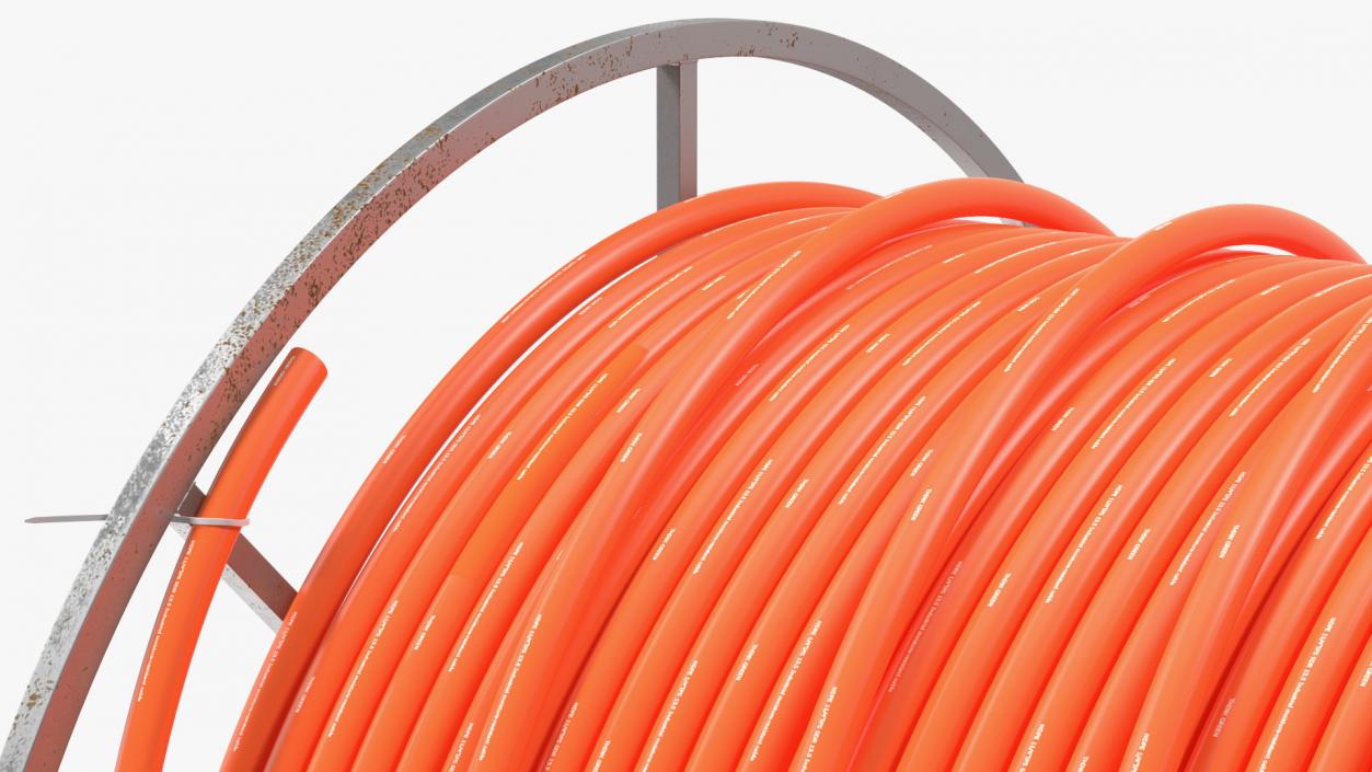 3D model Fiber Optic Cable Conduit Reel