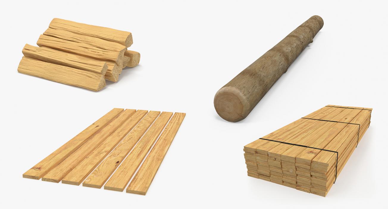 3D model Wood 3D Models Collection