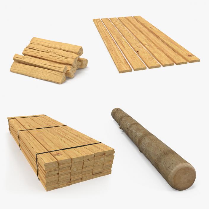 3D model Wood 3D Models Collection