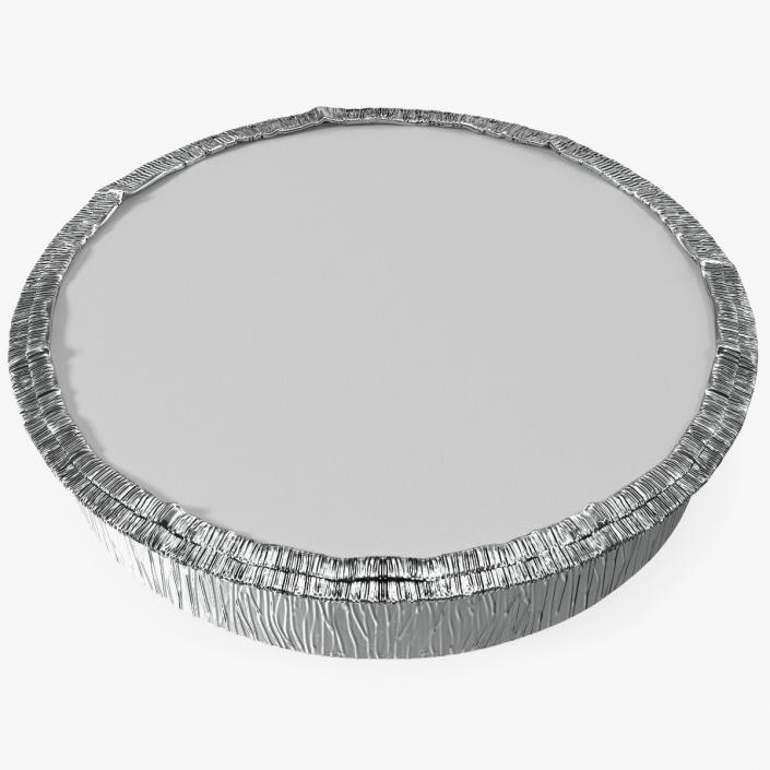 Round Disposable Aluminum Foil Pan 3D model