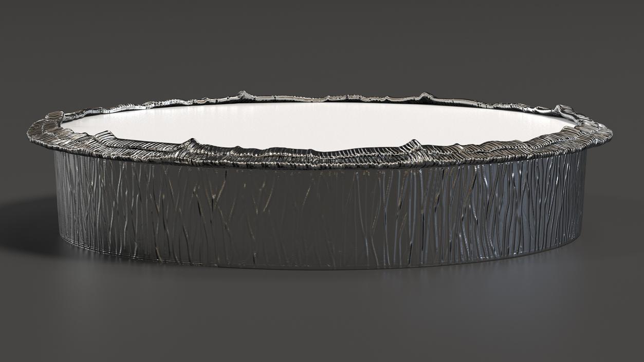 Round Disposable Aluminum Foil Pan 3D model