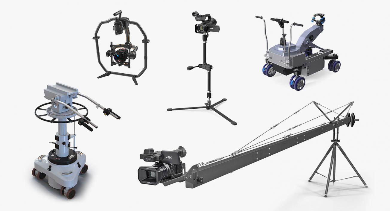 3D Film and Camera Equipment Collection 3 model