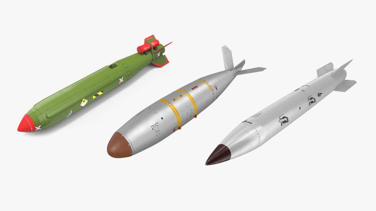 3D Nuclear Bombs Collection 4