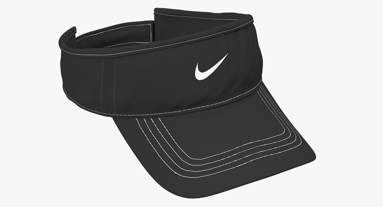 Adjustable Sun Visor Cap Nike 3D model