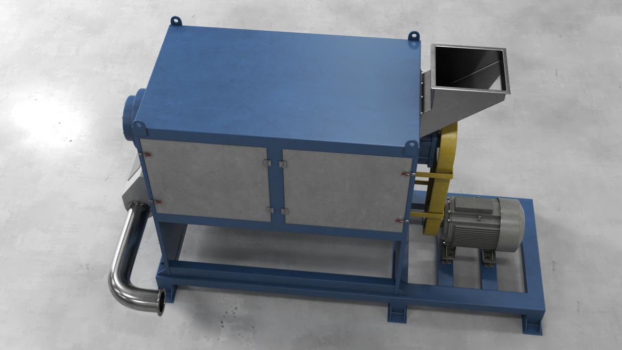 3D Dewatering Machine model