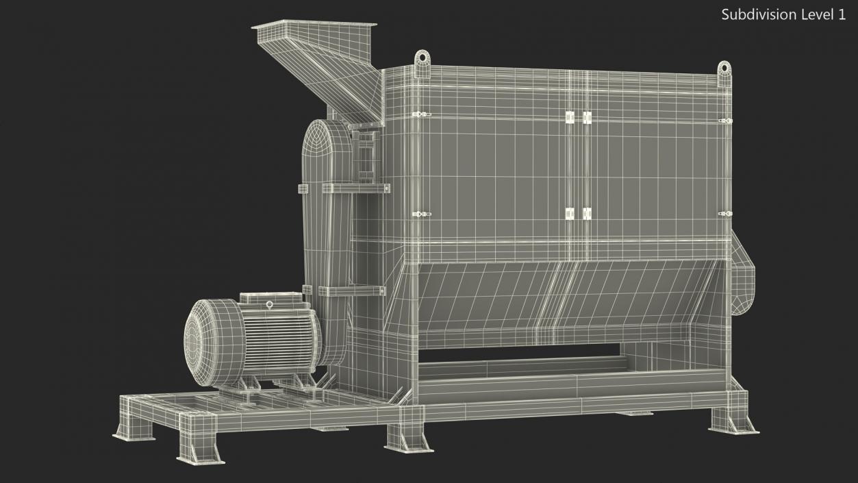 3D Dewatering Machine model