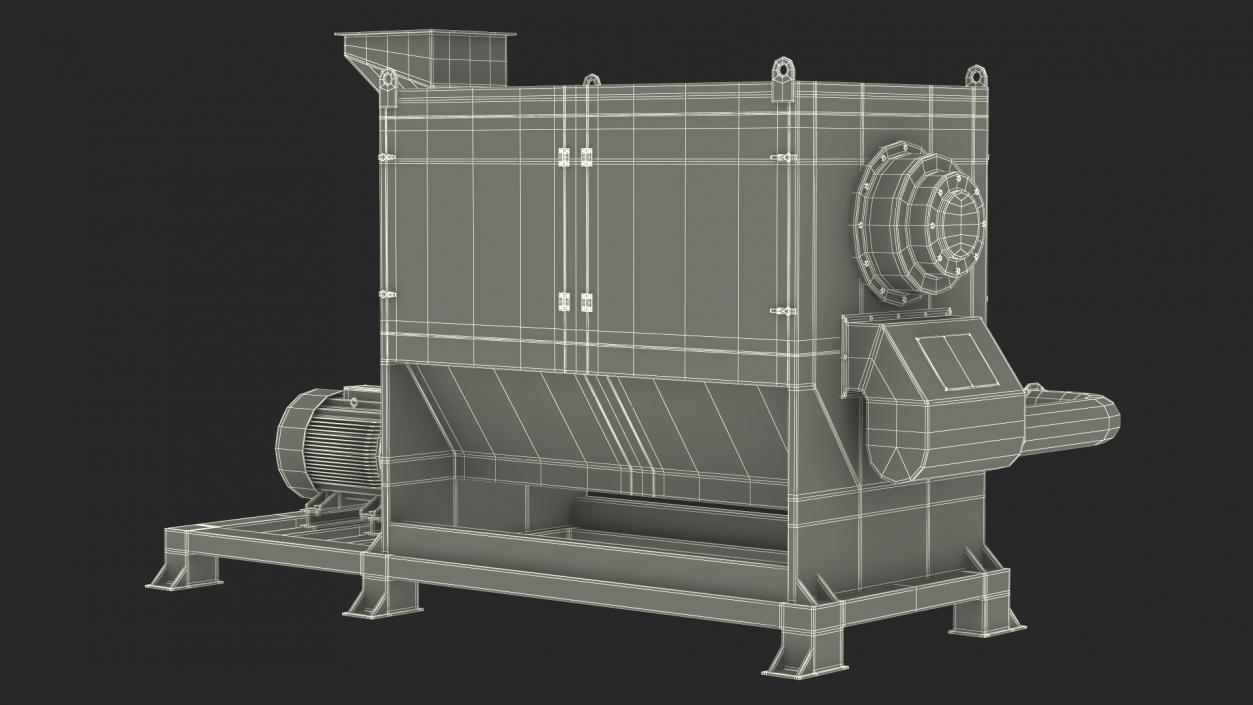 3D Dewatering Machine model