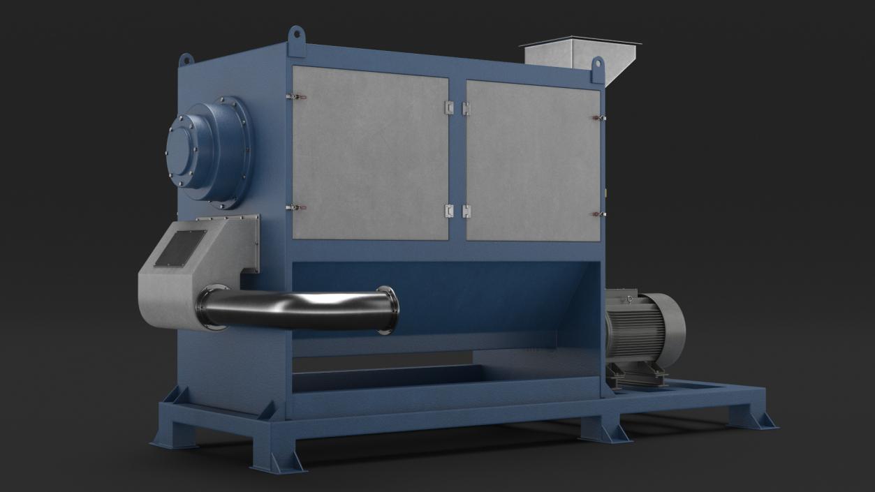 3D Dewatering Machine model