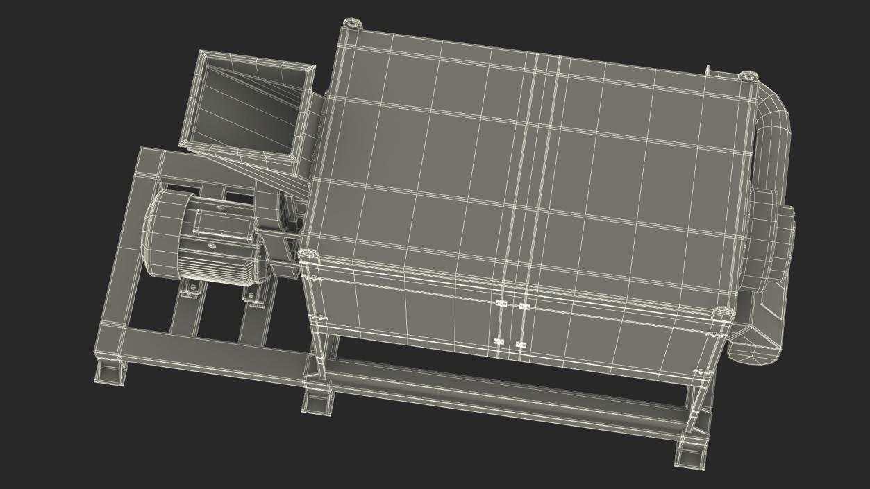 3D Dewatering Machine model