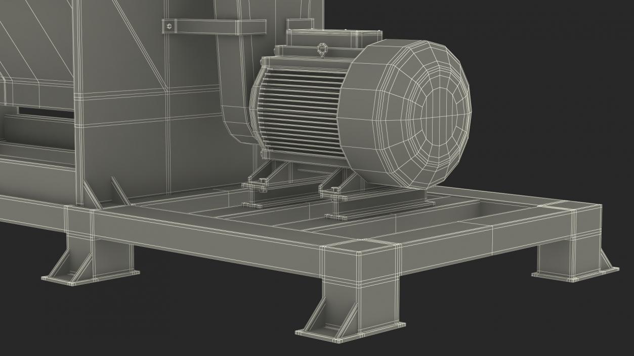 3D Dewatering Machine model