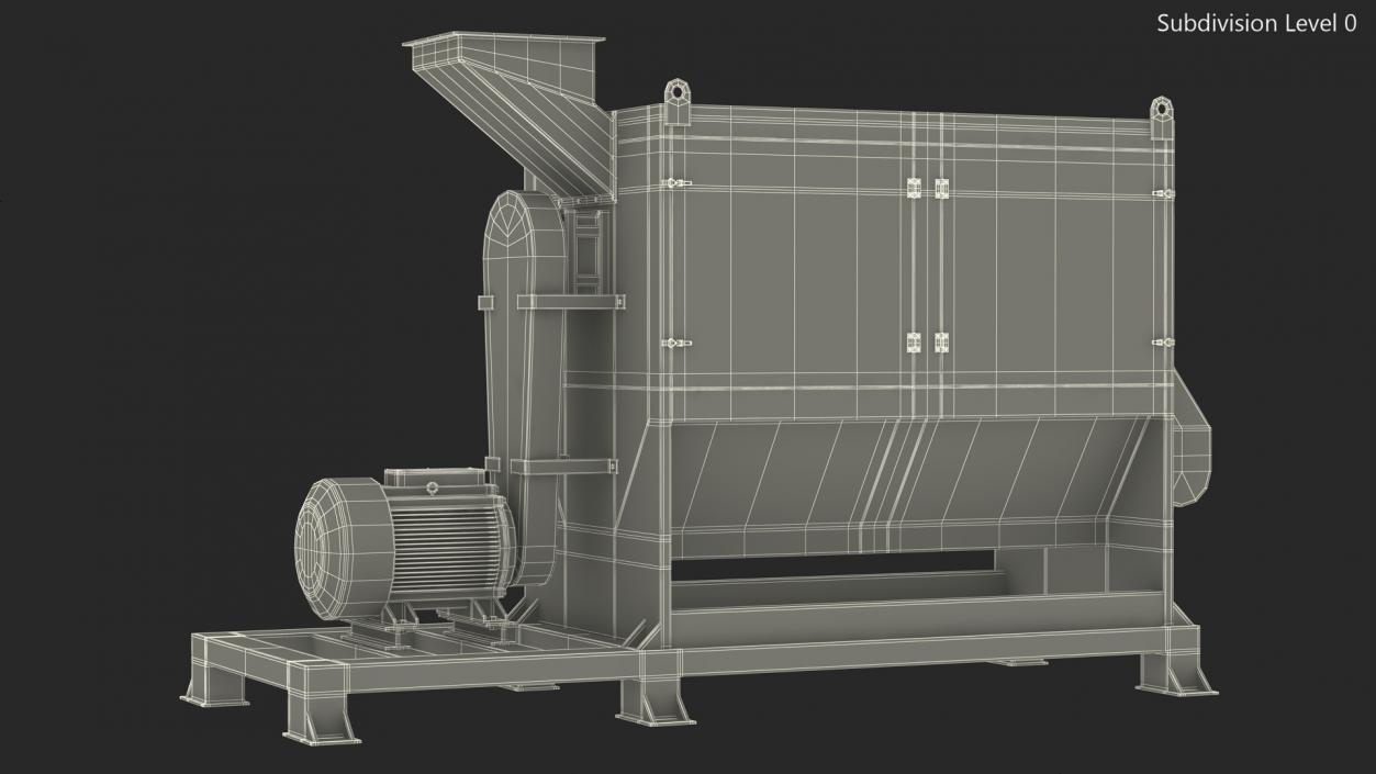 3D Dewatering Machine model