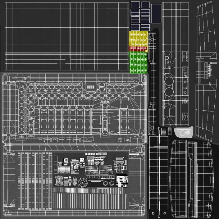 3D Universal DMX Light Controller ON model