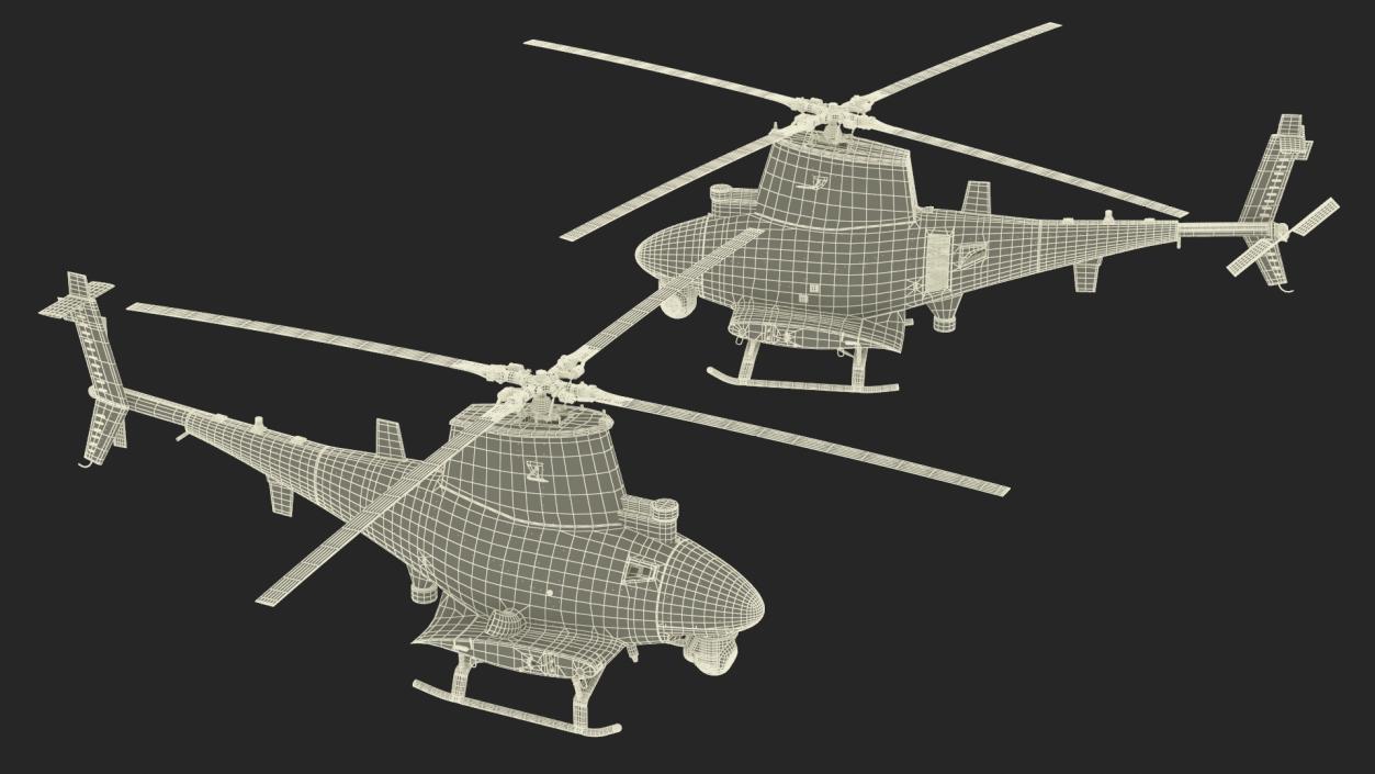 Northrop Grumman MQ-8 Fire Scout 3D