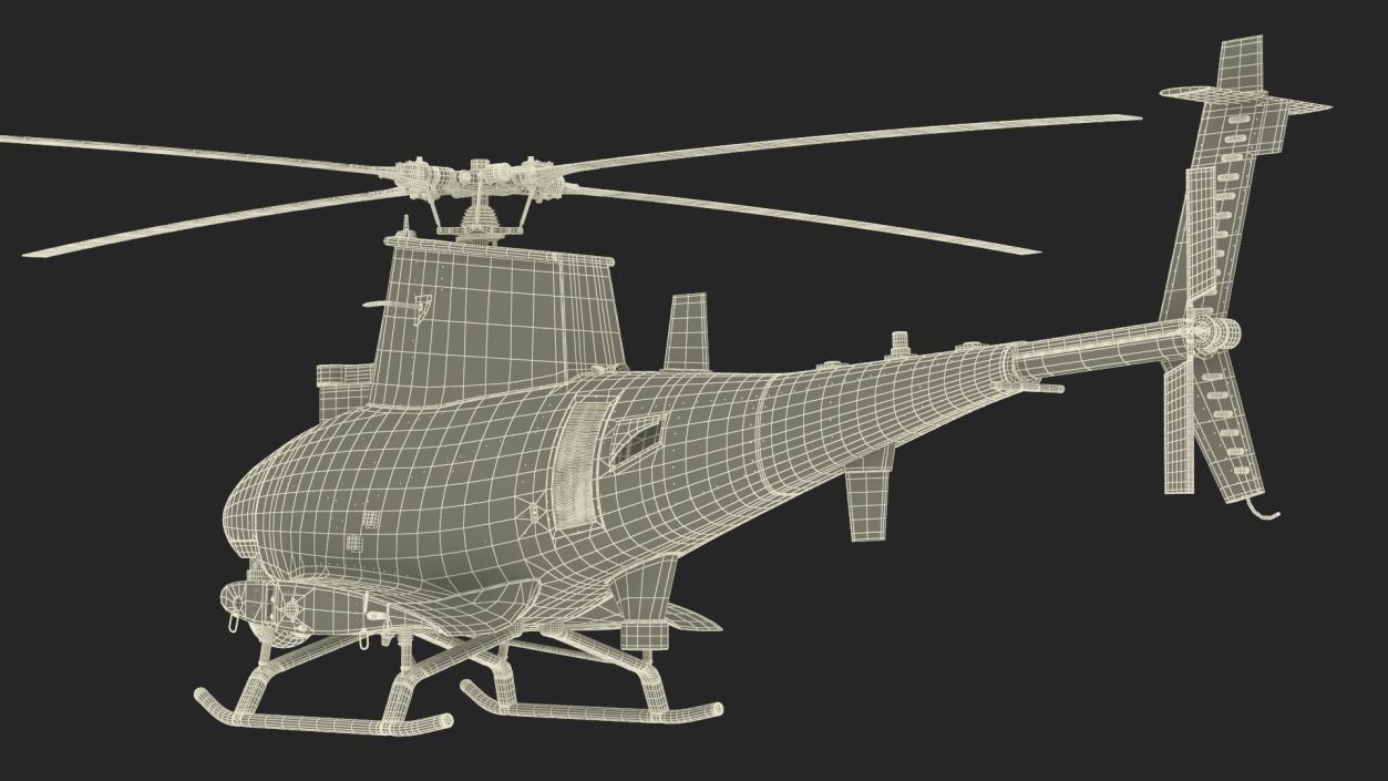 Northrop Grumman MQ-8 Fire Scout 3D