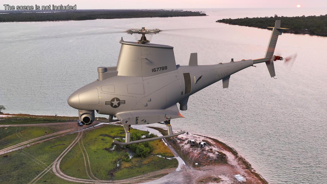 Northrop Grumman MQ-8 Fire Scout 3D