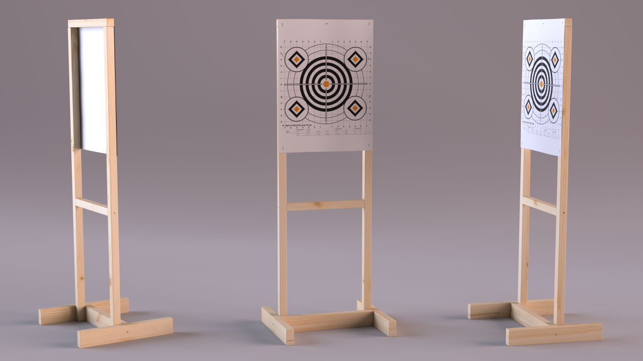 3D model Gun Sport Target Shooting