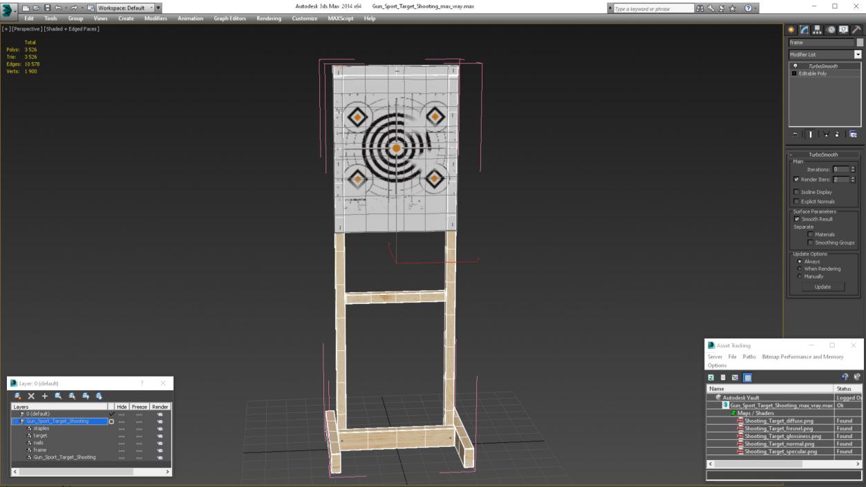 3D model Gun Sport Target Shooting