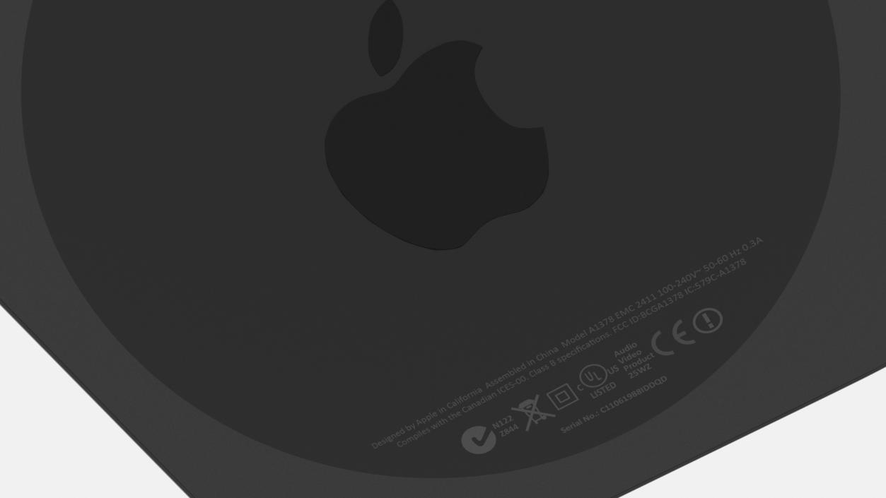 Apple TV Digital Media Player 3D model