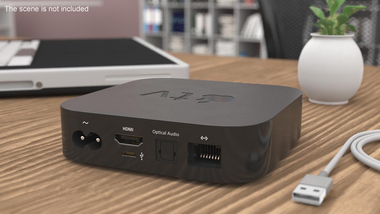 Apple TV Digital Media Player 3D model