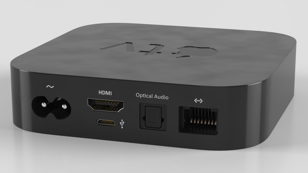 Apple TV Digital Media Player 3D model