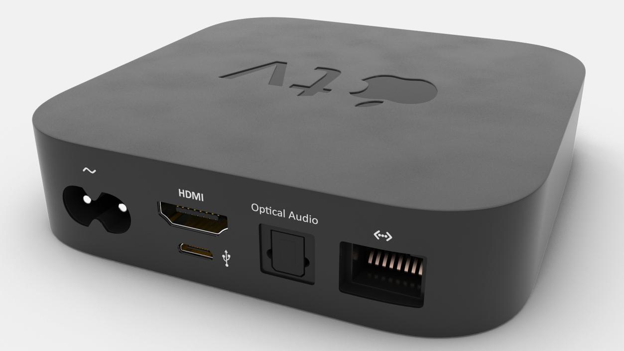 Apple TV Digital Media Player 3D model