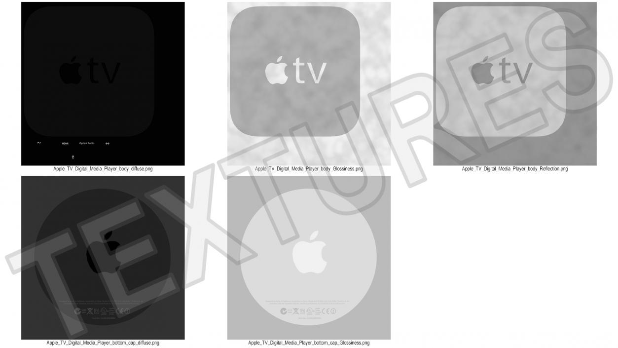 Apple TV Digital Media Player 3D model