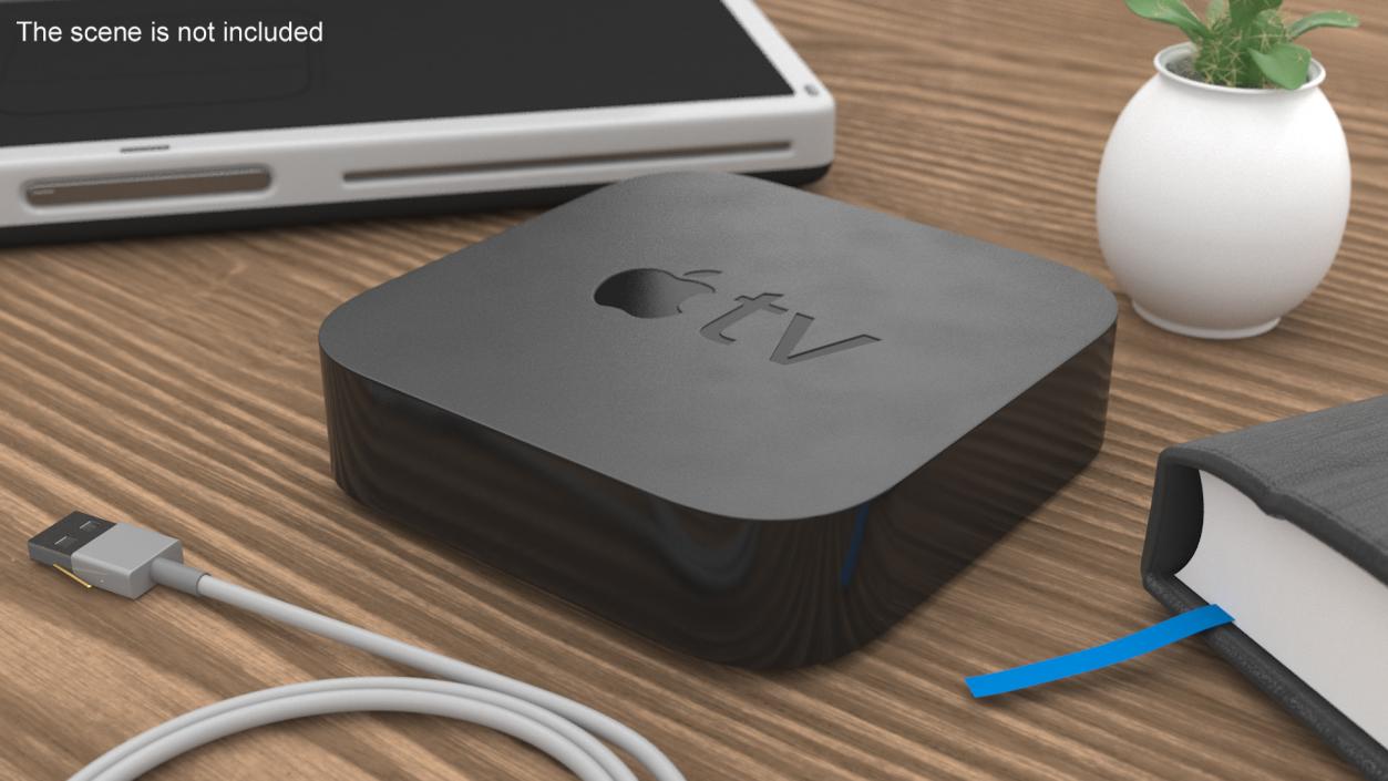 Apple TV Digital Media Player 3D model