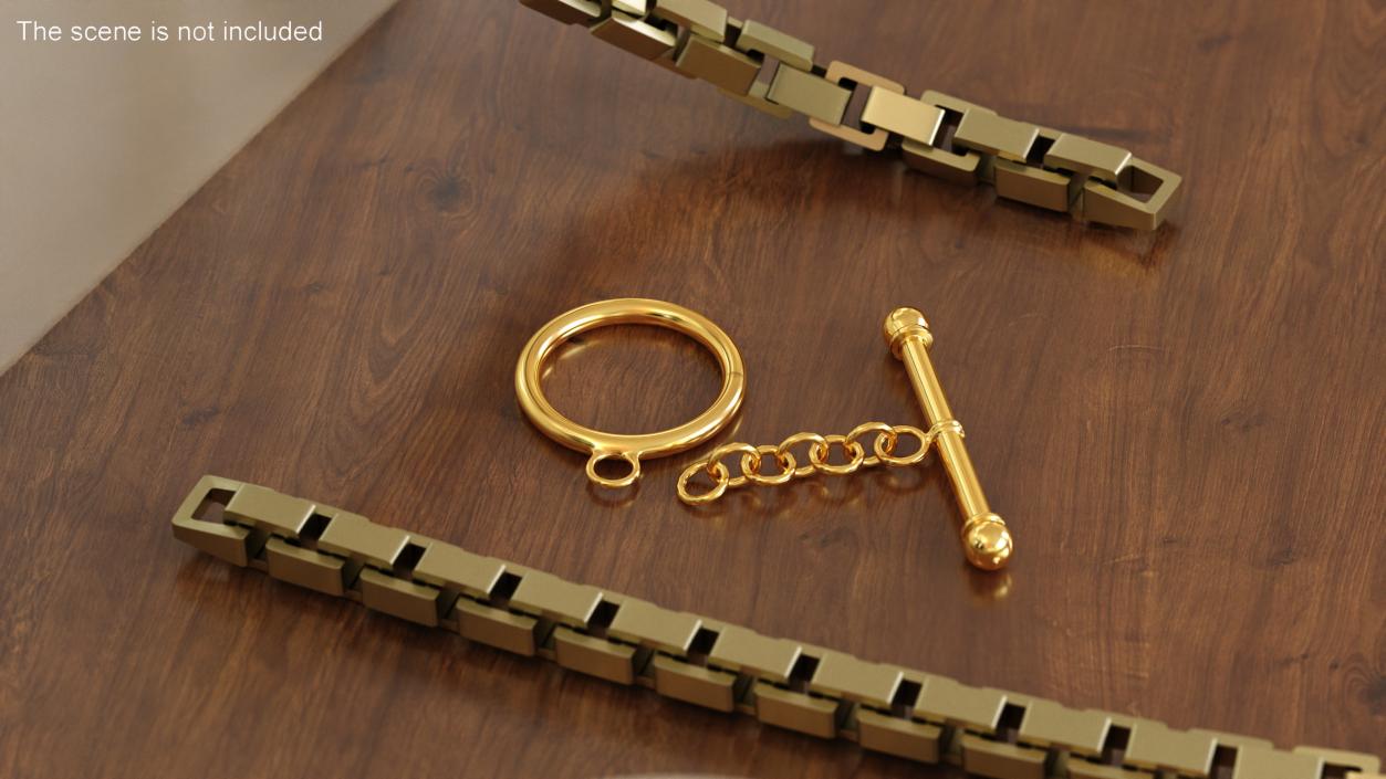 3D Golden Jewelry Clasps Big Collection