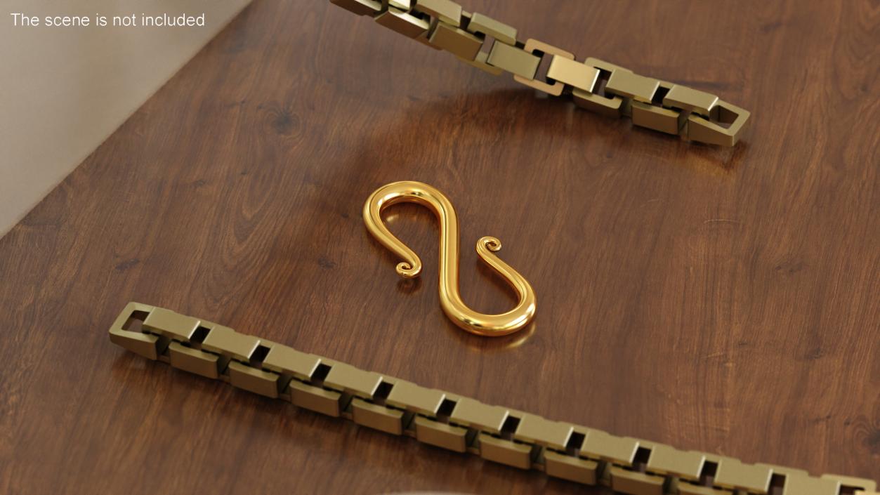 3D Golden Jewelry Clasps Big Collection