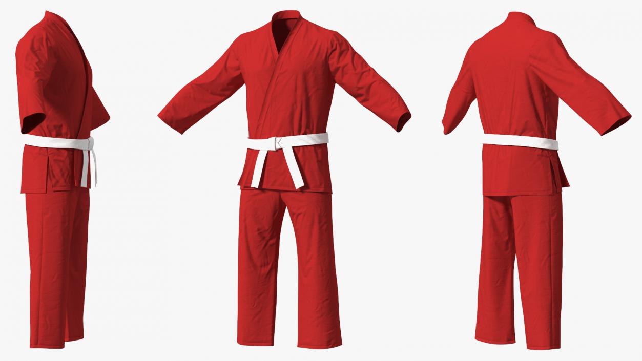 3D Karate Training Clothes Collection 3