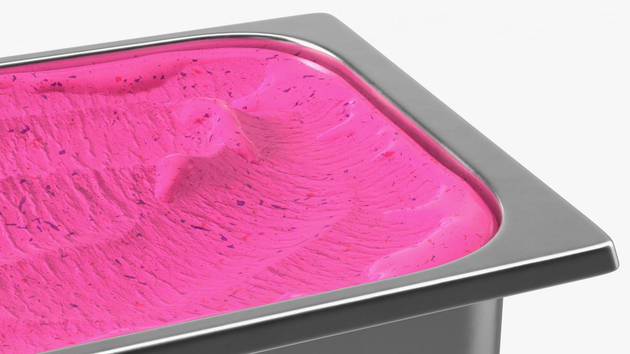 Blueberry Ice Cream Tray 3D model