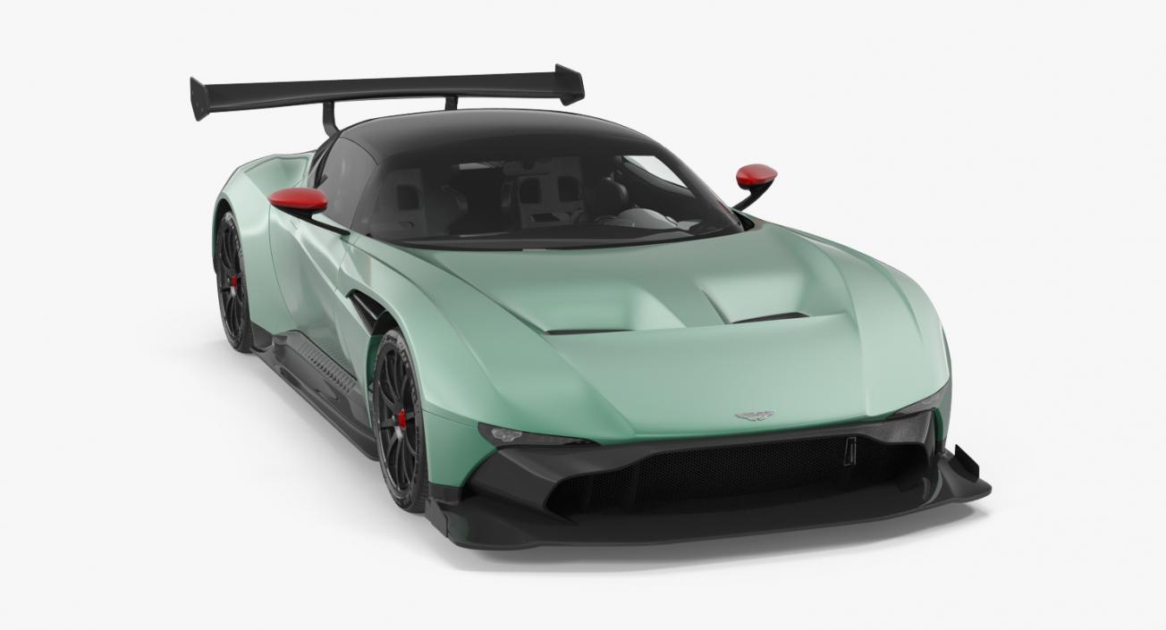 3D model Aston Martin Vulcan 2016 Simple Interior