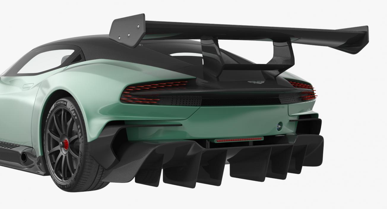 3D model Aston Martin Vulcan 2016 Simple Interior