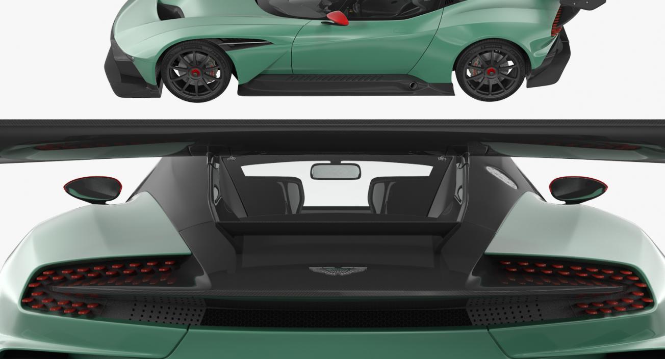 3D model Aston Martin Vulcan 2016 Simple Interior