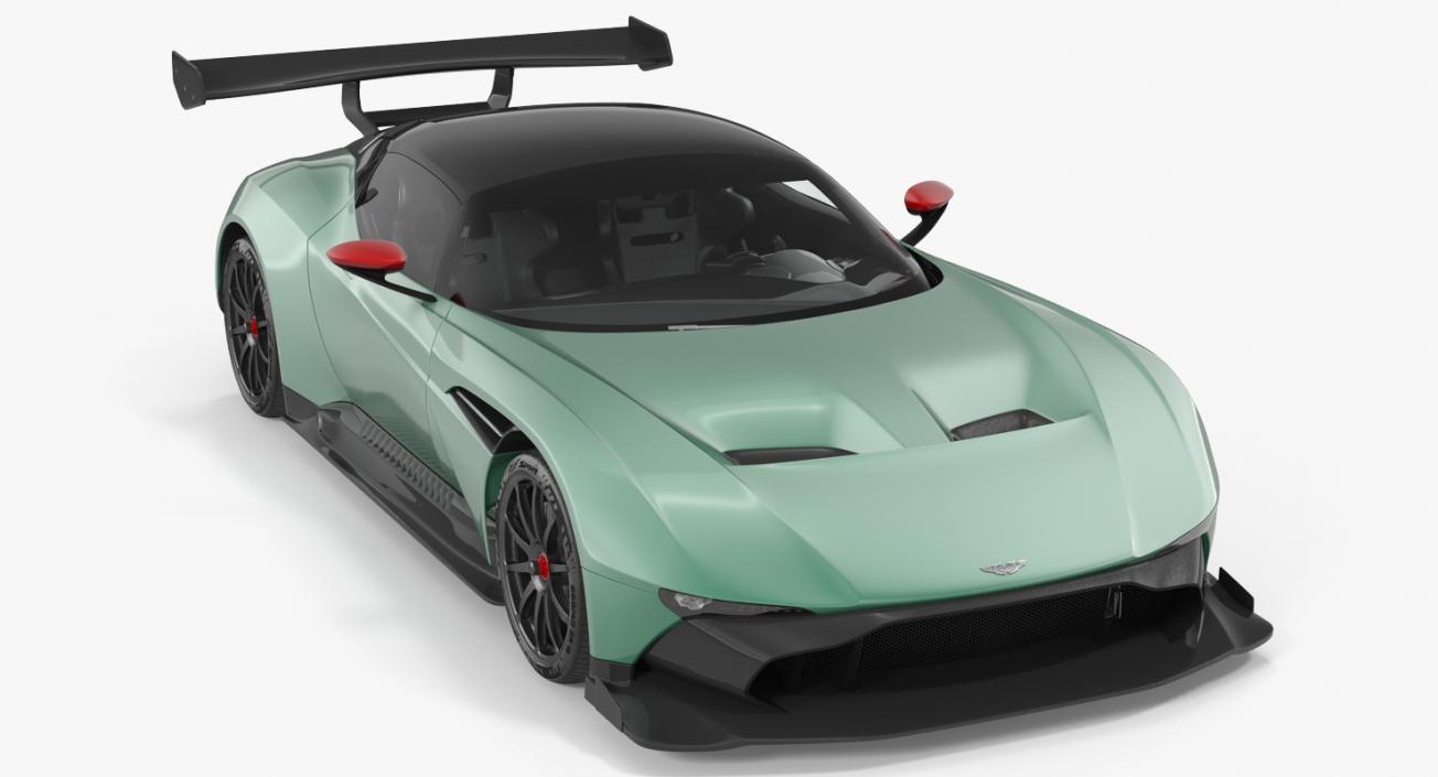 3D model Aston Martin Vulcan 2016 Simple Interior