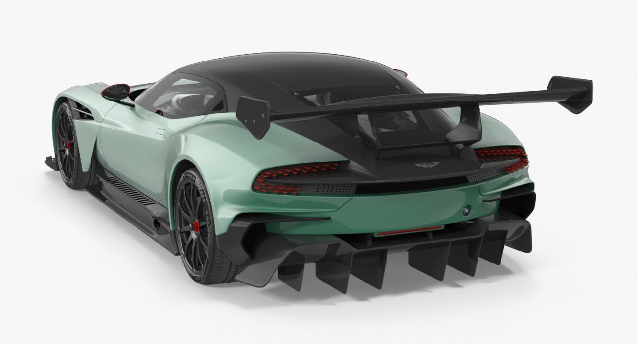 3D model Aston Martin Vulcan 2016 Simple Interior