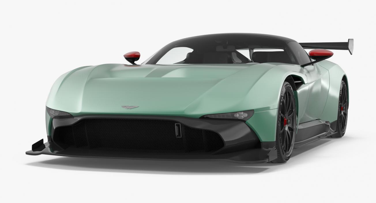 3D model Aston Martin Vulcan 2016 Simple Interior